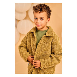 AO76 - Chaqueta Sherpa Hahoe | Verde amarillo