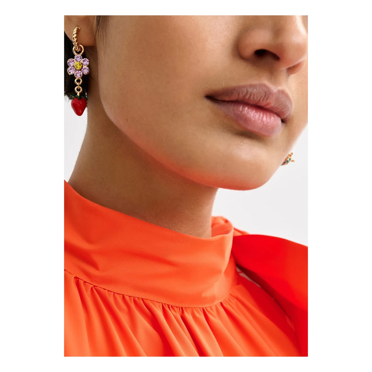 Essentiel Antwerp - Pendientes Jolan | Rojo