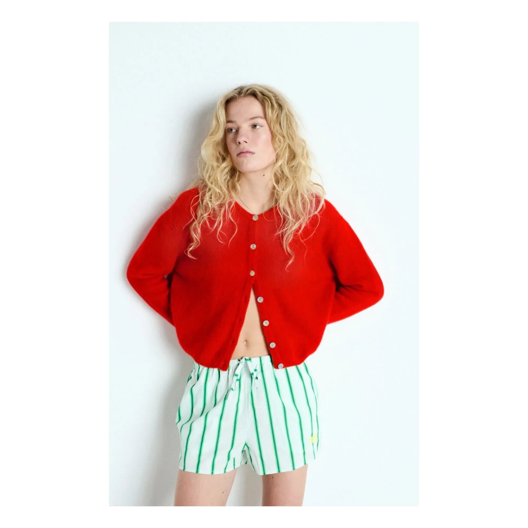 American Vintage - Chaleco de alpaca y lana Vitow | Rojo
