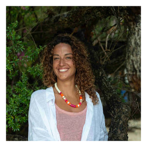 Parabaya - Collar de marfil Praia Laranja | Marfil