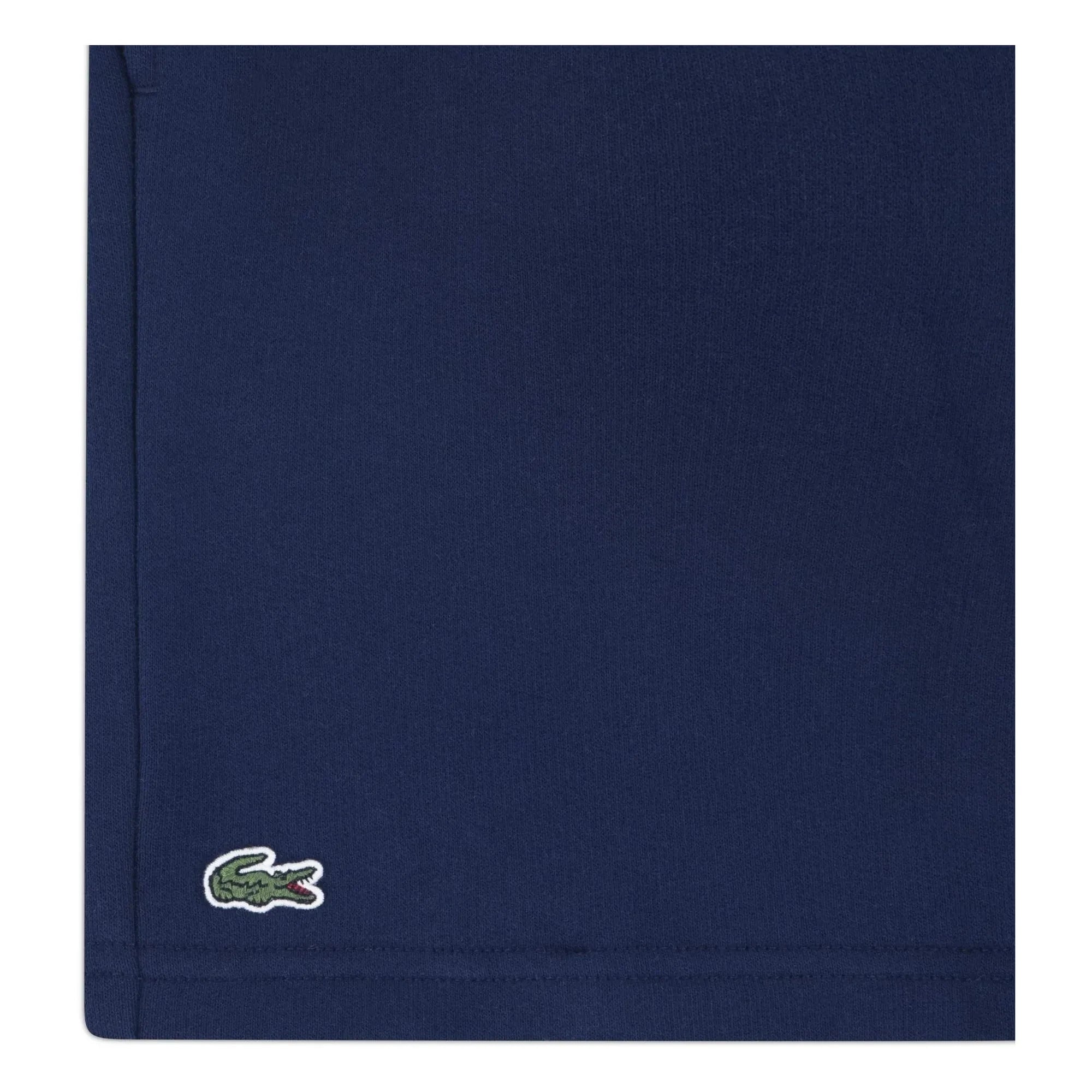 Lacoste - Pantalón corto jogger de algodón orgánico con logo | Azul marino