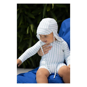 1+ in the family - Gorro a rayas Eivissa | Verde almendra