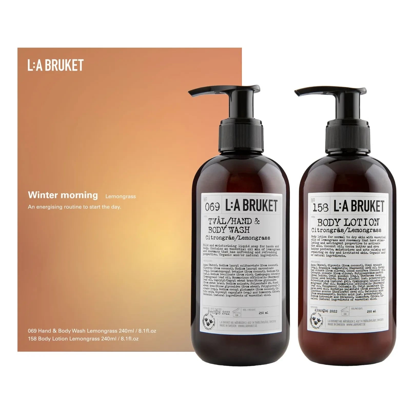 L:A BRUKET - Set corporal Morning Wood