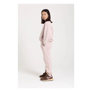 Smallable Kid - Jogger de algodón orgánico Kiwi | Rosa pálido