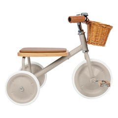 Banwood - Triciclo de metal y madera | Beige
