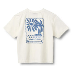 Trigo - Camiseta de algodón orgánico Benno | Blanco