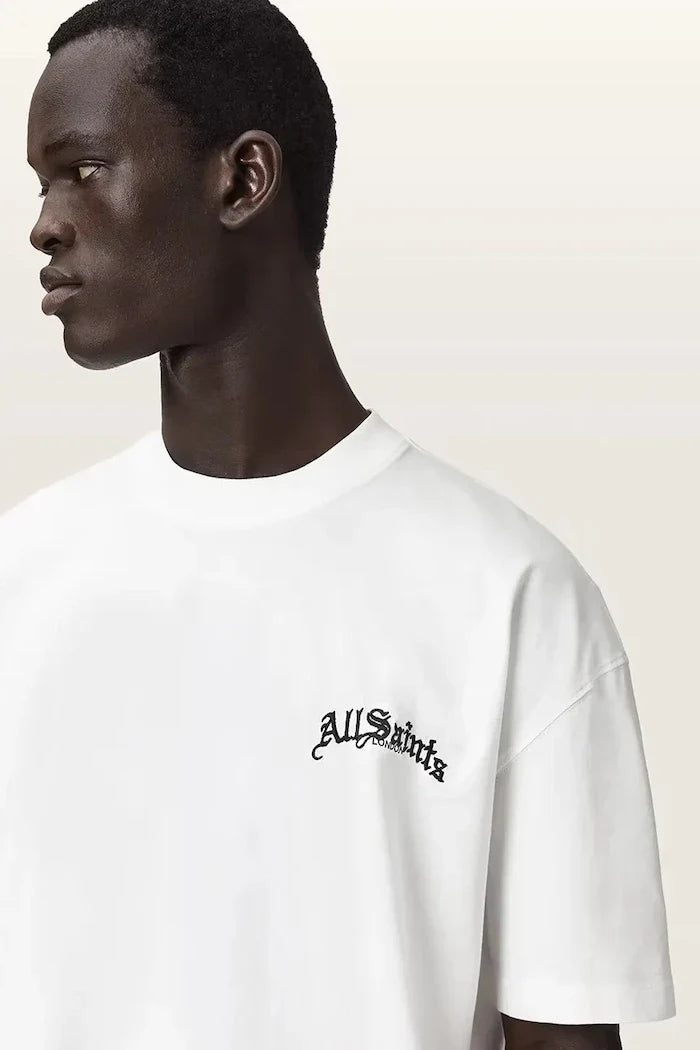 Camiseta de algodón DESCENT de AllSaints