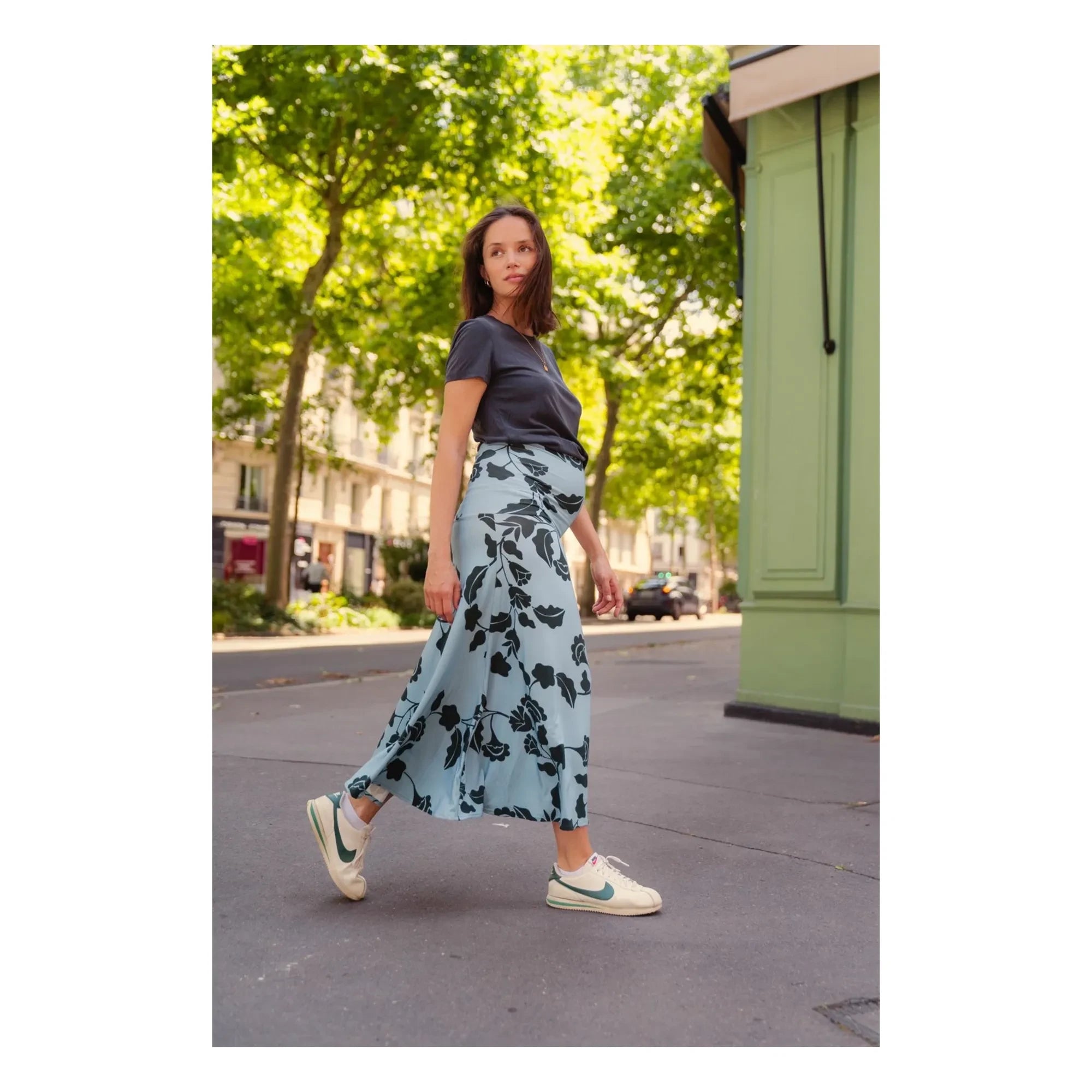 Paloma Collection - Falda de maternidad Mira Tokyo | Azul