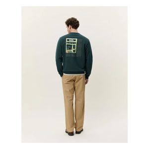 Les Deux - Sweat Café | Koyu yeşil