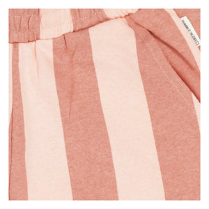 Tumble N'Dry - Pantalones Cortos de Algodón Reciclado a Rayas Lunario | Melocotón