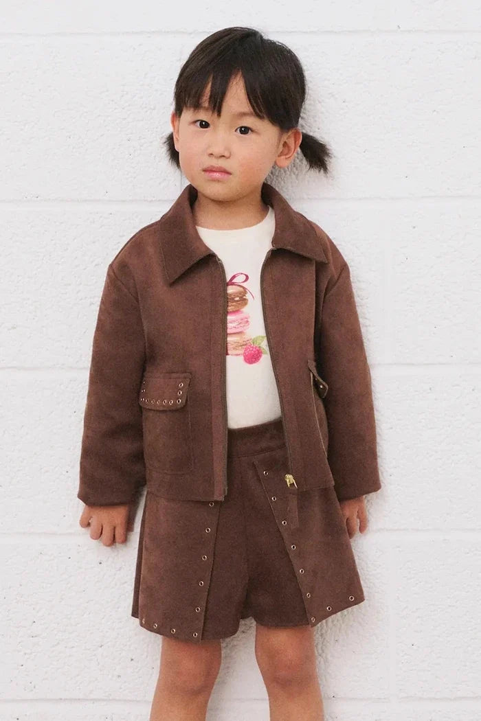 Bermudas de antelina para niños