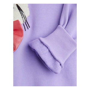 Mini Rodini - Sudadera Gato Algodón Orgánico | Morado