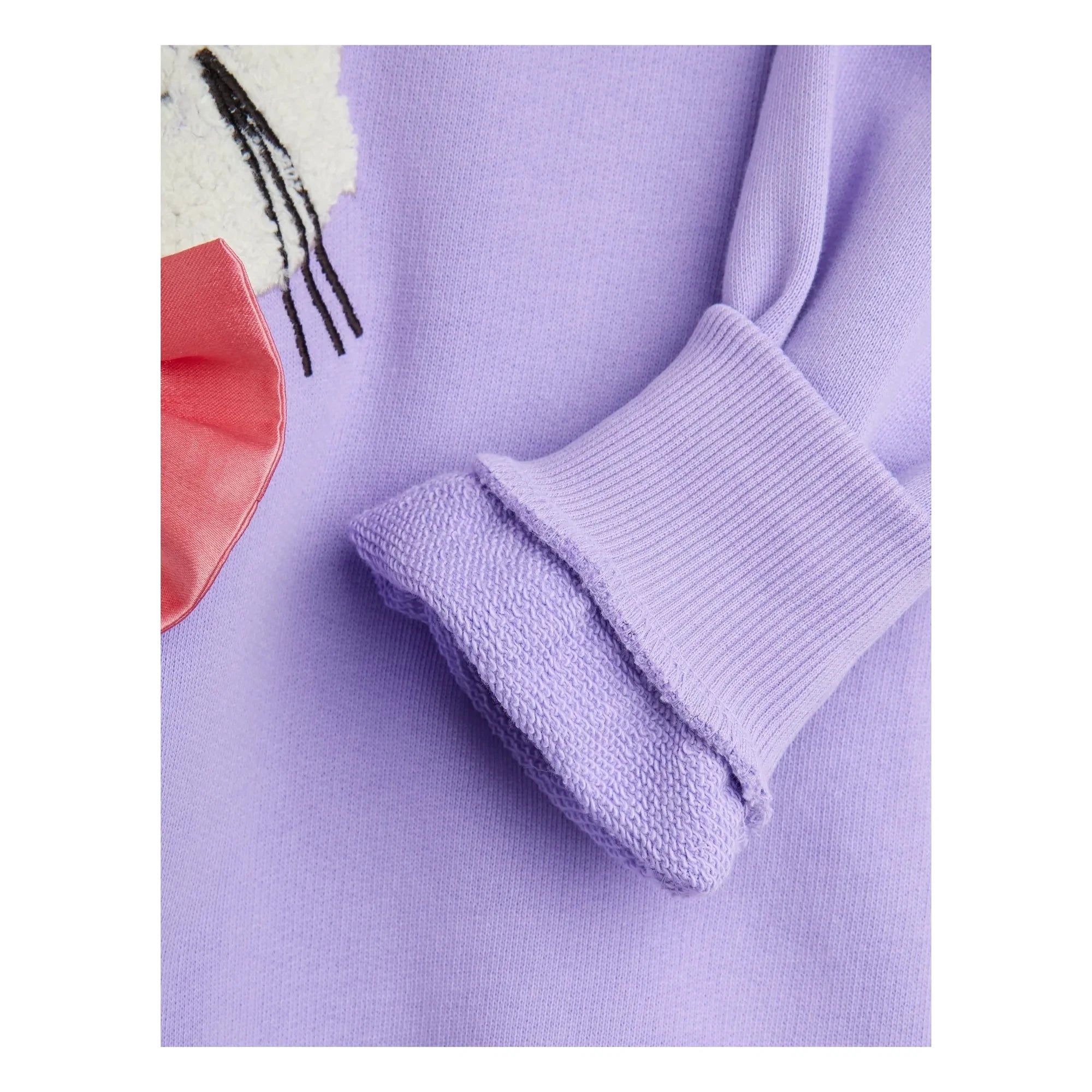 Mini Rodini - Sudadera Gato Algodón Orgánico | Morado