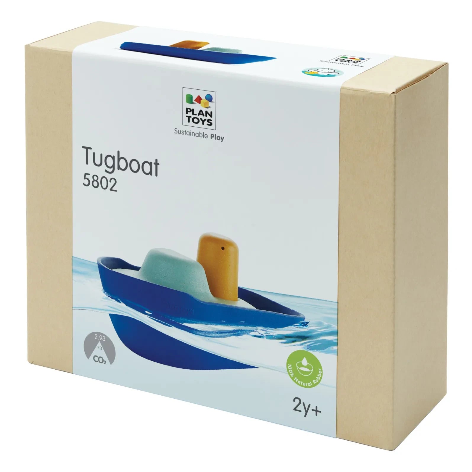 Plan Toys - Barco de caucho natural