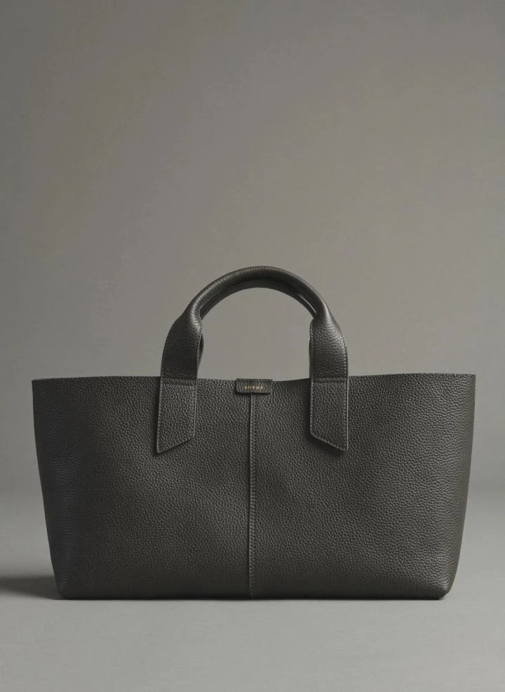Soeur - Bolso de Cuero Suave | Acero