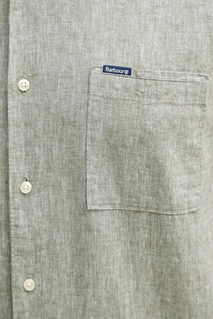 Camisa de lino para hombre Barbour Shirt Dept - Summer