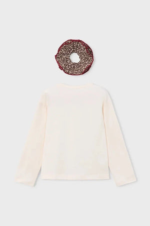 Blusa de manga larga de algodón para niños Mayoral