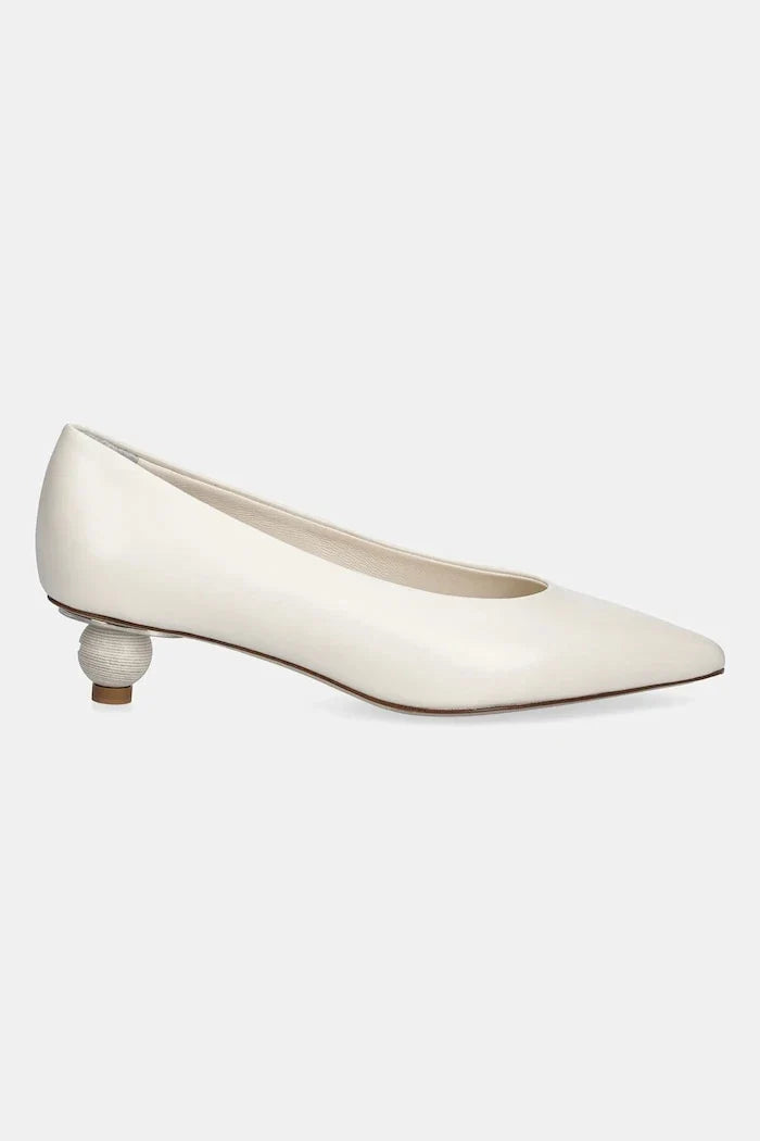 Zapatos de piel de tacón grueso Wkabacini Weekend Max Mara