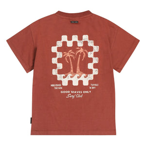 Tumble N'Dry - Camiseta oversize de algodón reciclado Port Douglas | Óxido