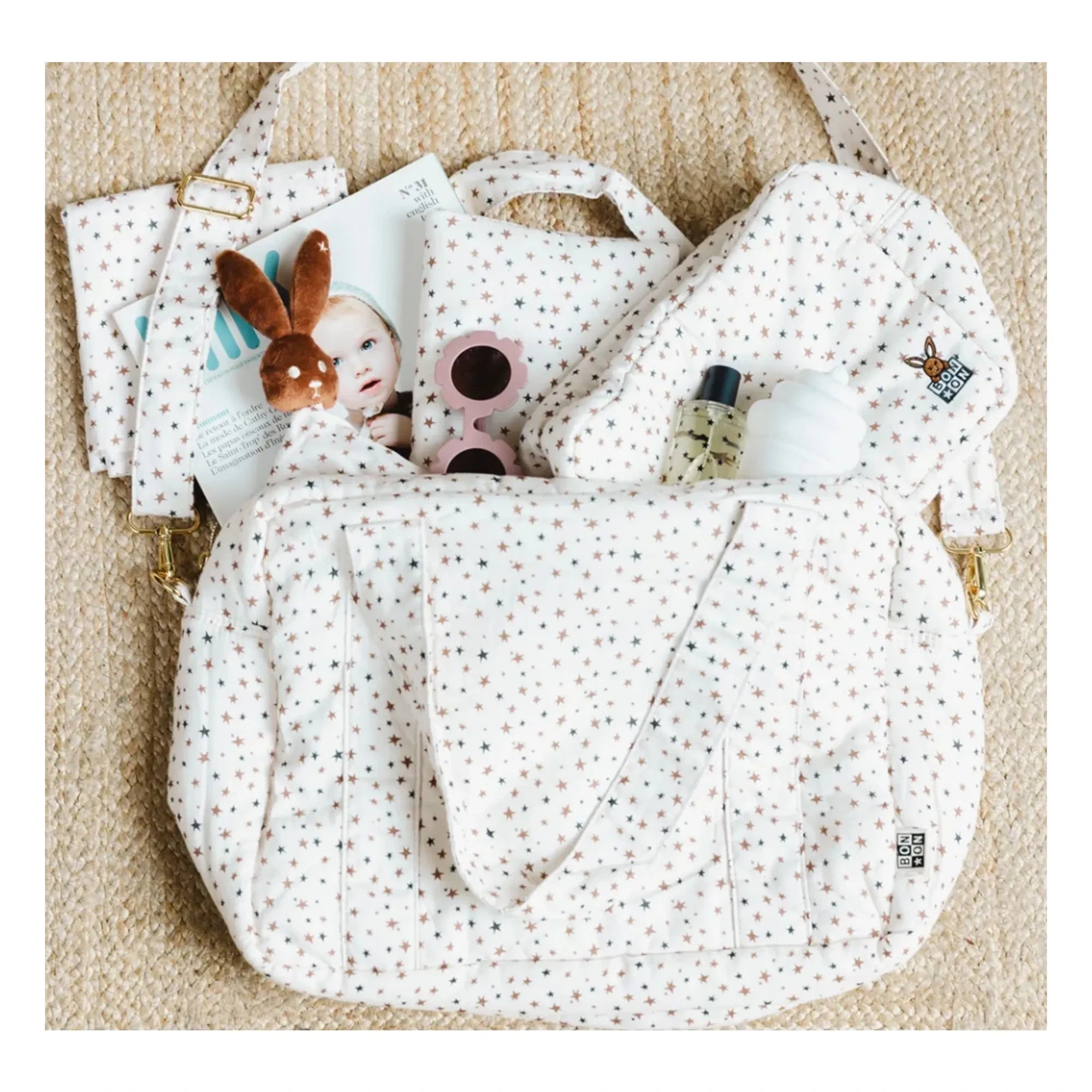 Bonton - Bolso cambiador Etoiles | Gris