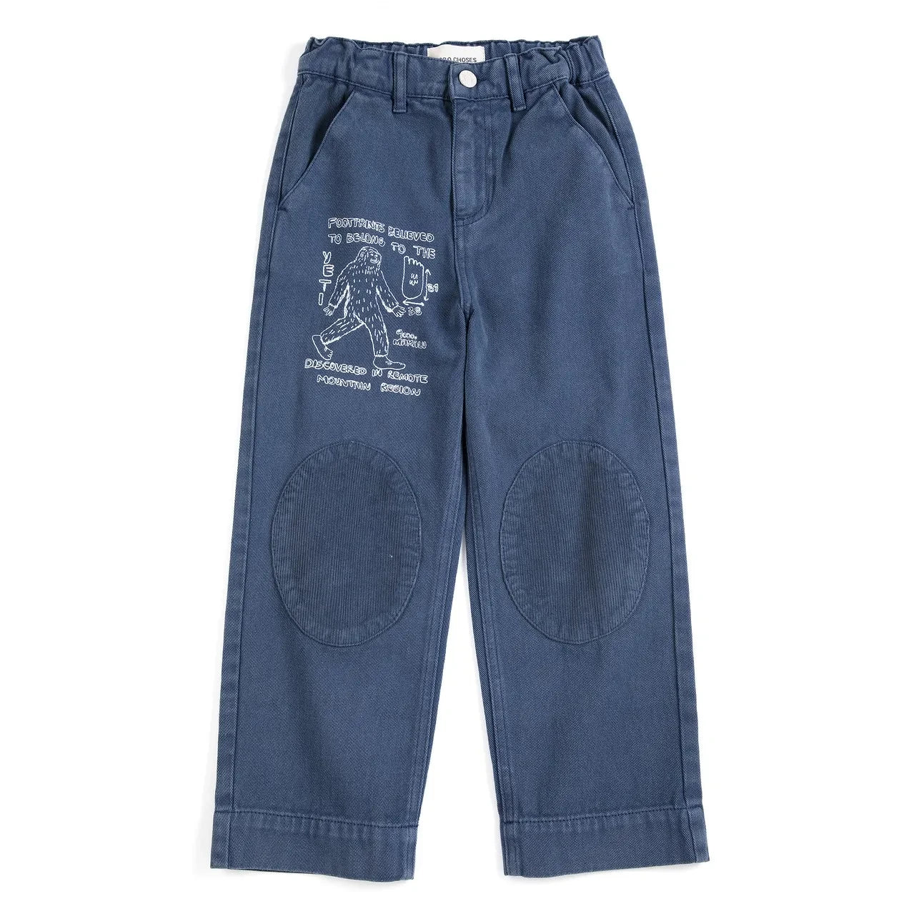Bobo Choses - Pantalón Parche de Algodón Orgánico | Azul