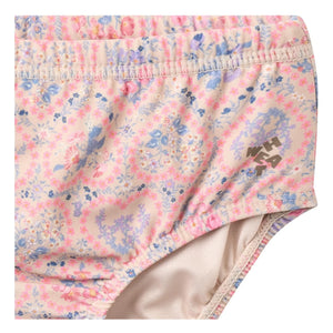 Wheat - Cilia Fleurie Traje de Baño de Bebé de Fibra Reciclada | Rosa Claro