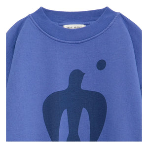 True Artist - Sweat N°7 Algodón orgánico | Azul