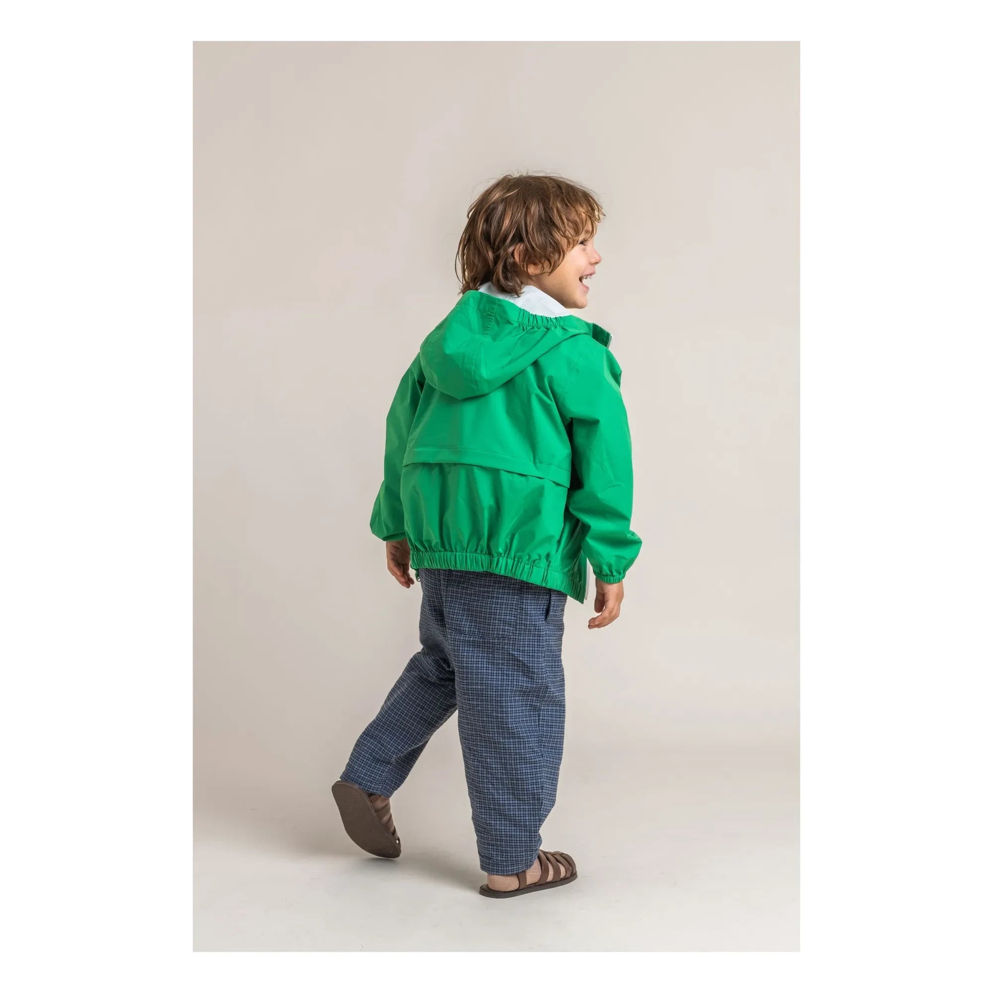 Chaqueta cortavientos Flotte - Bastille impermeable de fibra reciclada | Verde