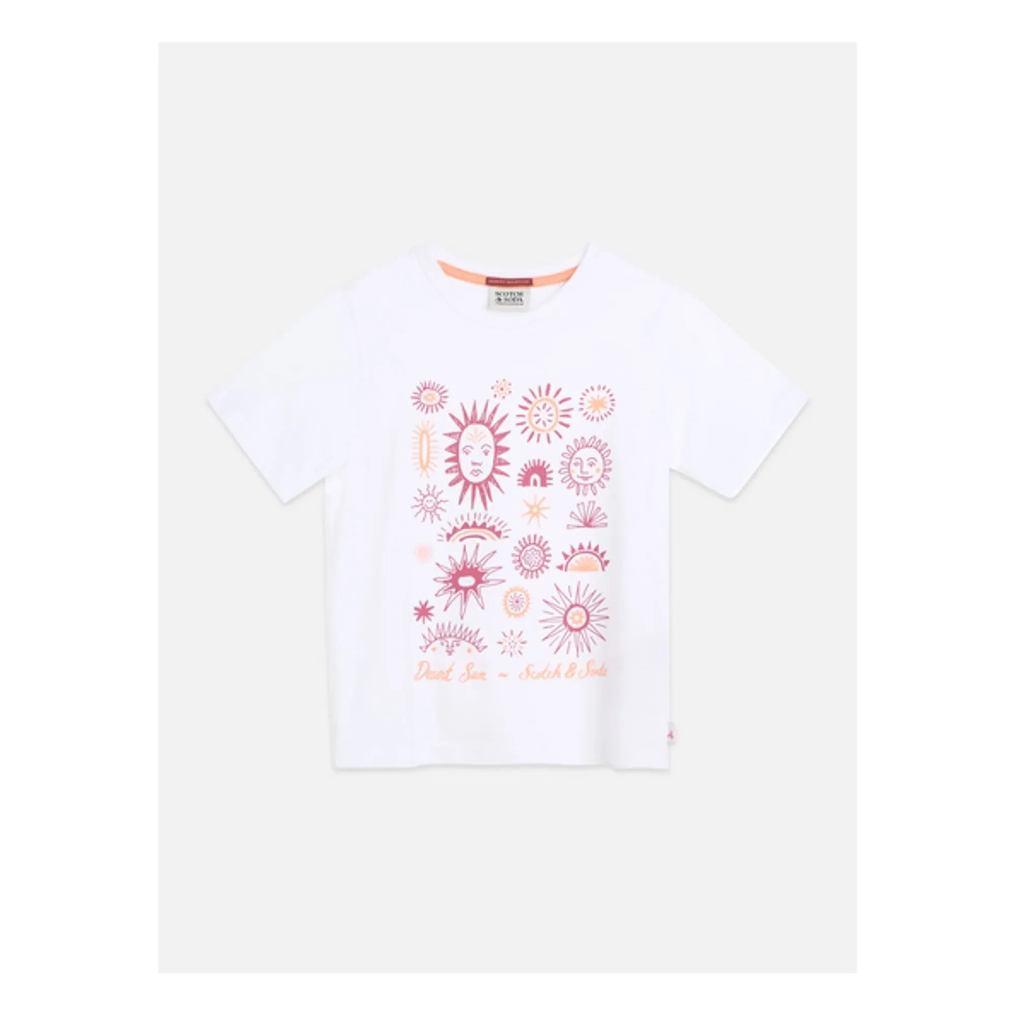 Scotch & Soda - Camiseta con estampado floral | Blanco