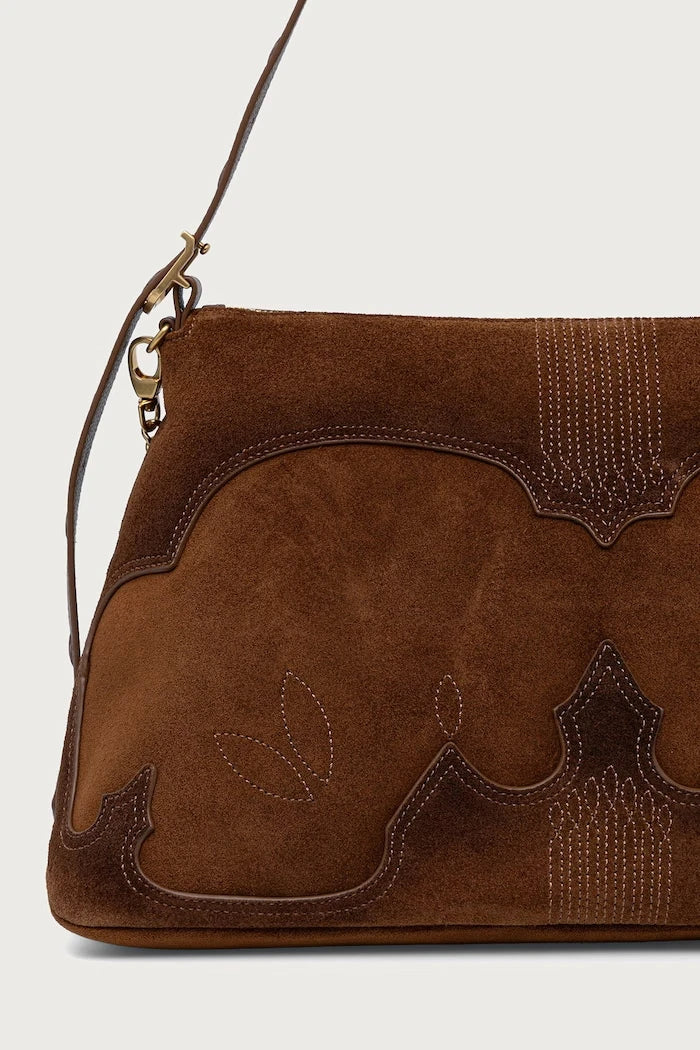 Bolso bandolera de ante para mujer JIM