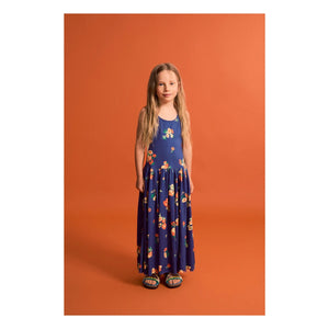 Maison Mangostan - Vestido Estampado Floral | Azul