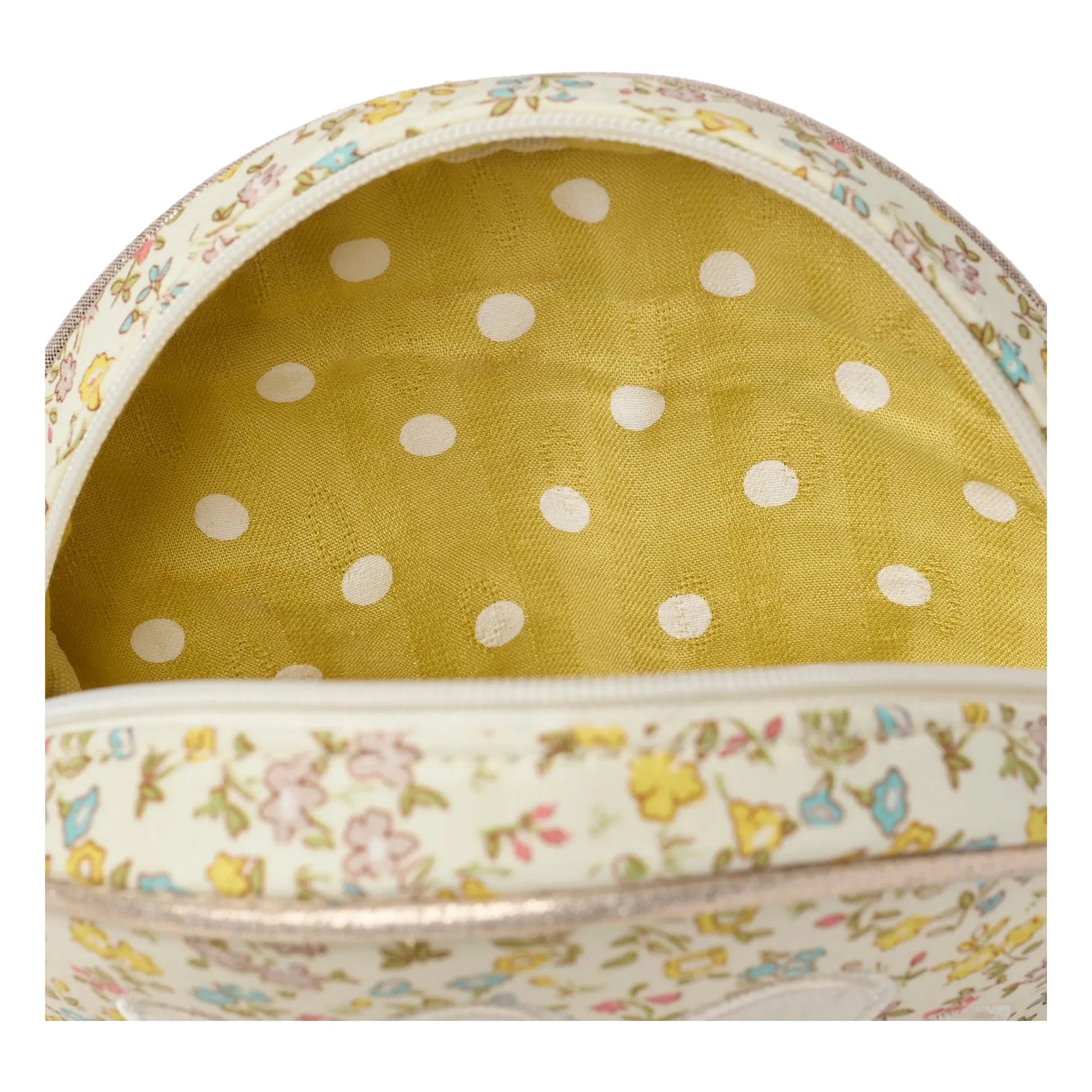 Rockahula Kids - Bolso redondo con flores | Crudo
