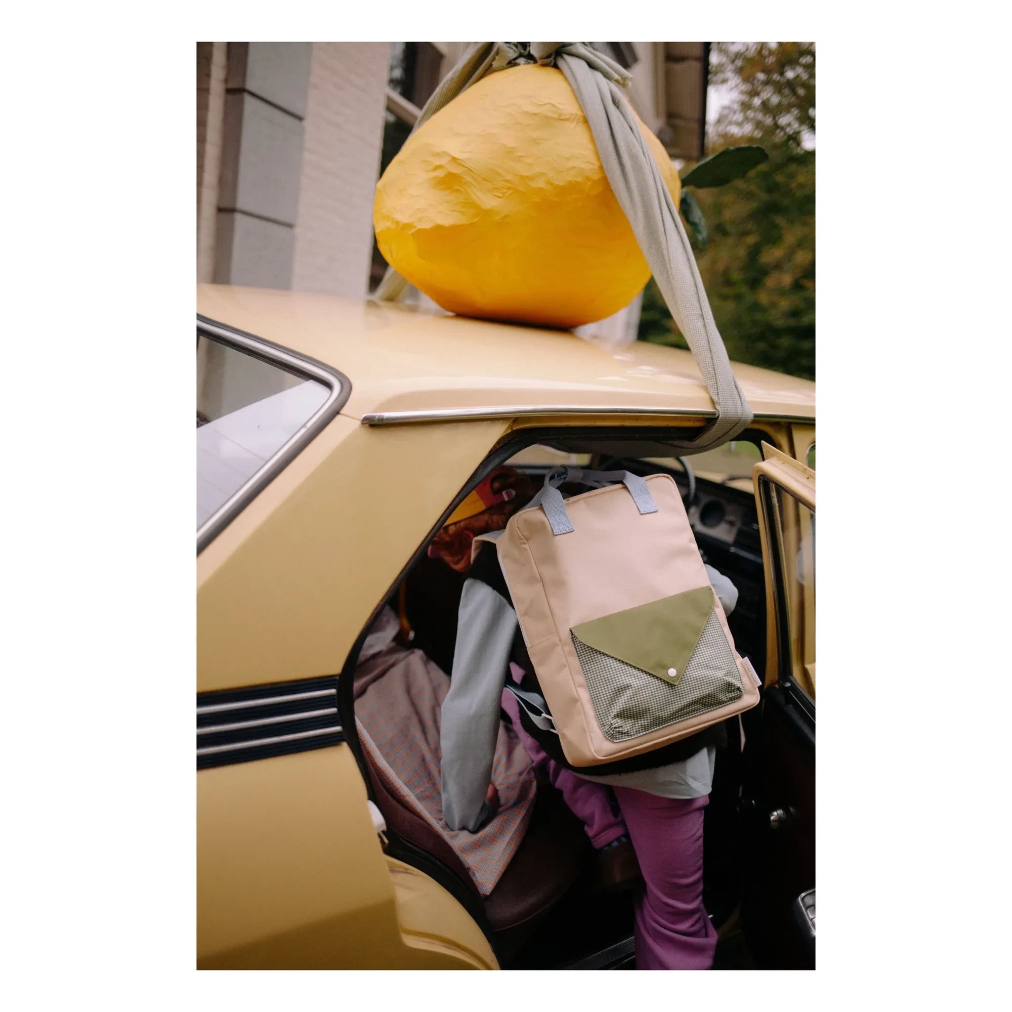 Sticky Lemon - Mochila grande Envelope | Beige