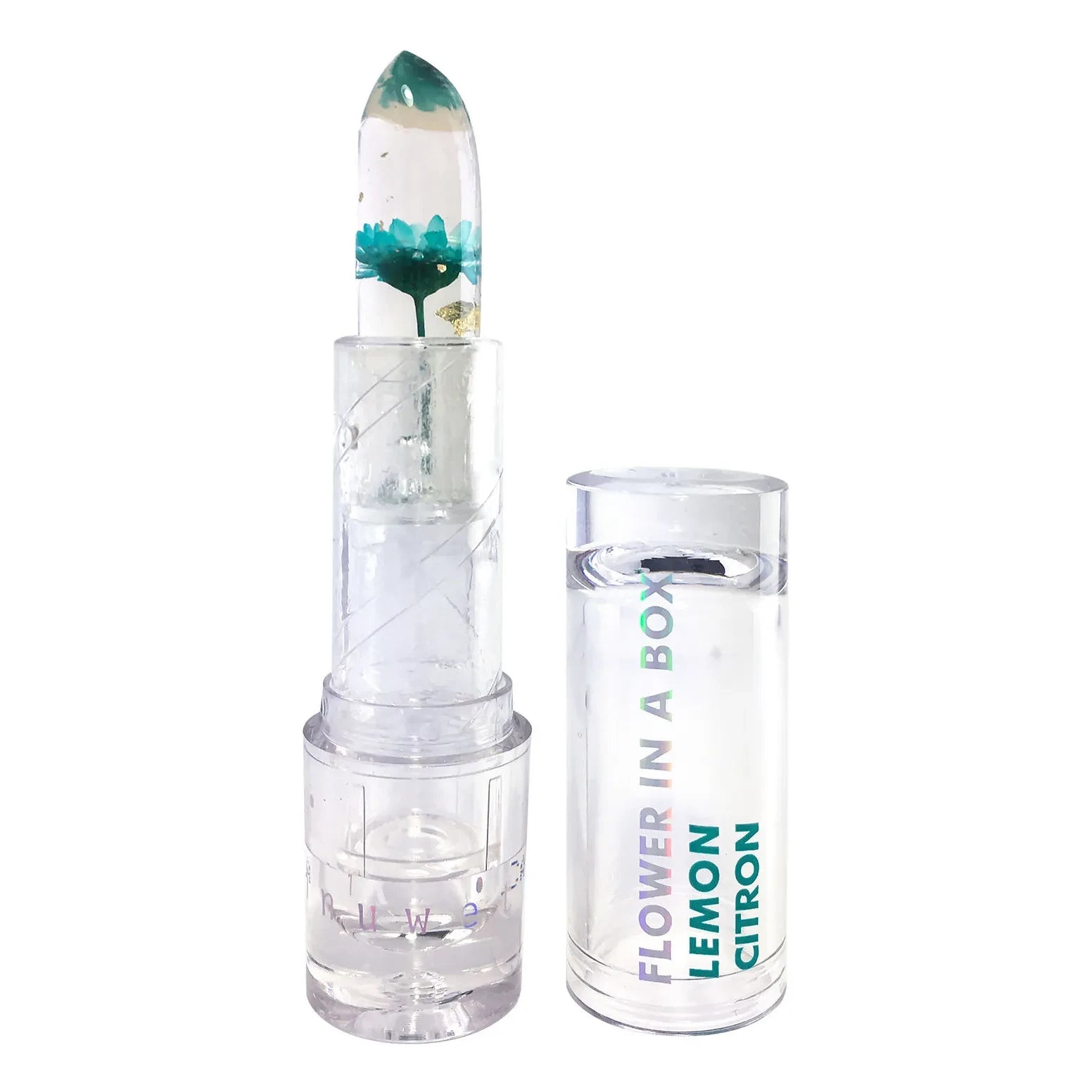 Inuwet - Pintalabios de flores en estuche Limón - 3.5 g | Turquesa