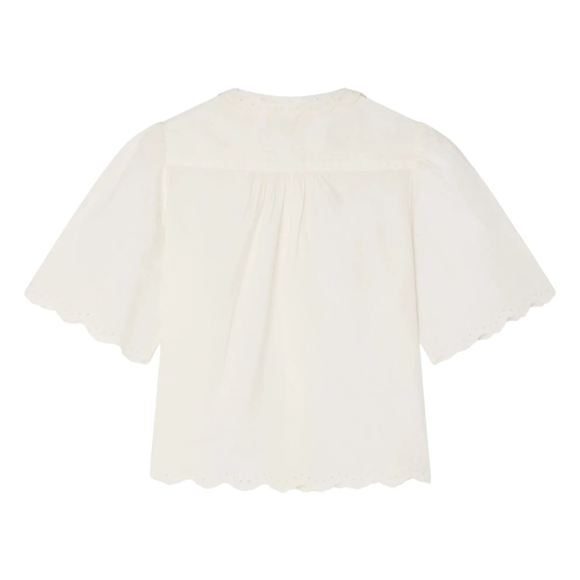 Bonpoint - Blusa de algodón orgánico Lizea | Crema