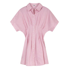 Indee - Vestido camisa Vilette a rayas | Rosa
