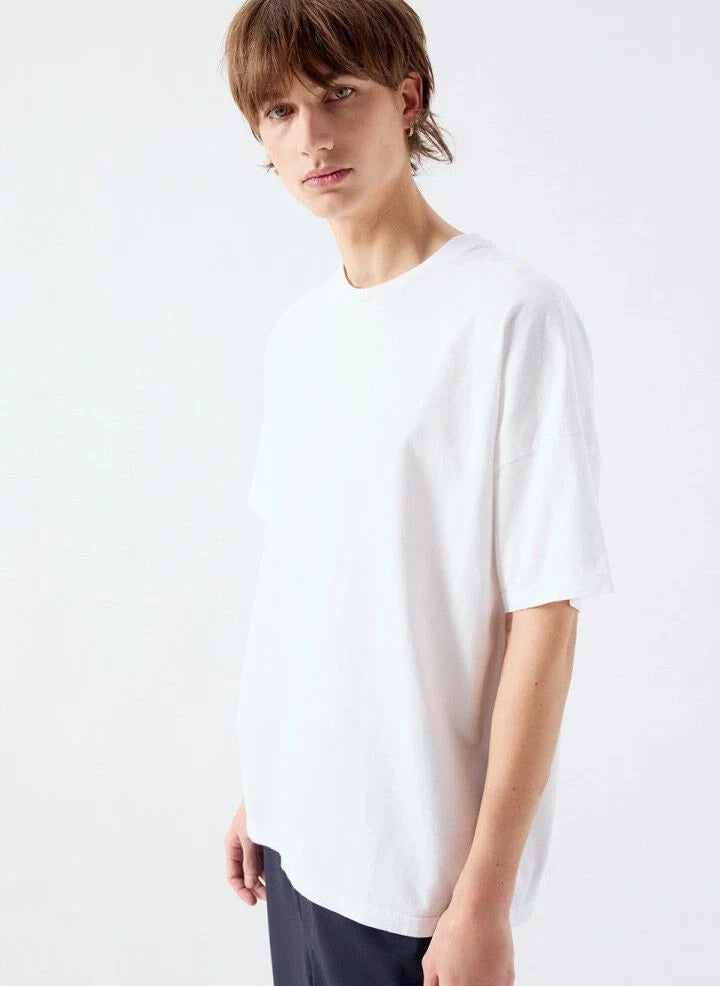 American Vintage - Camiseta de algodón Fizvalley | Blanco