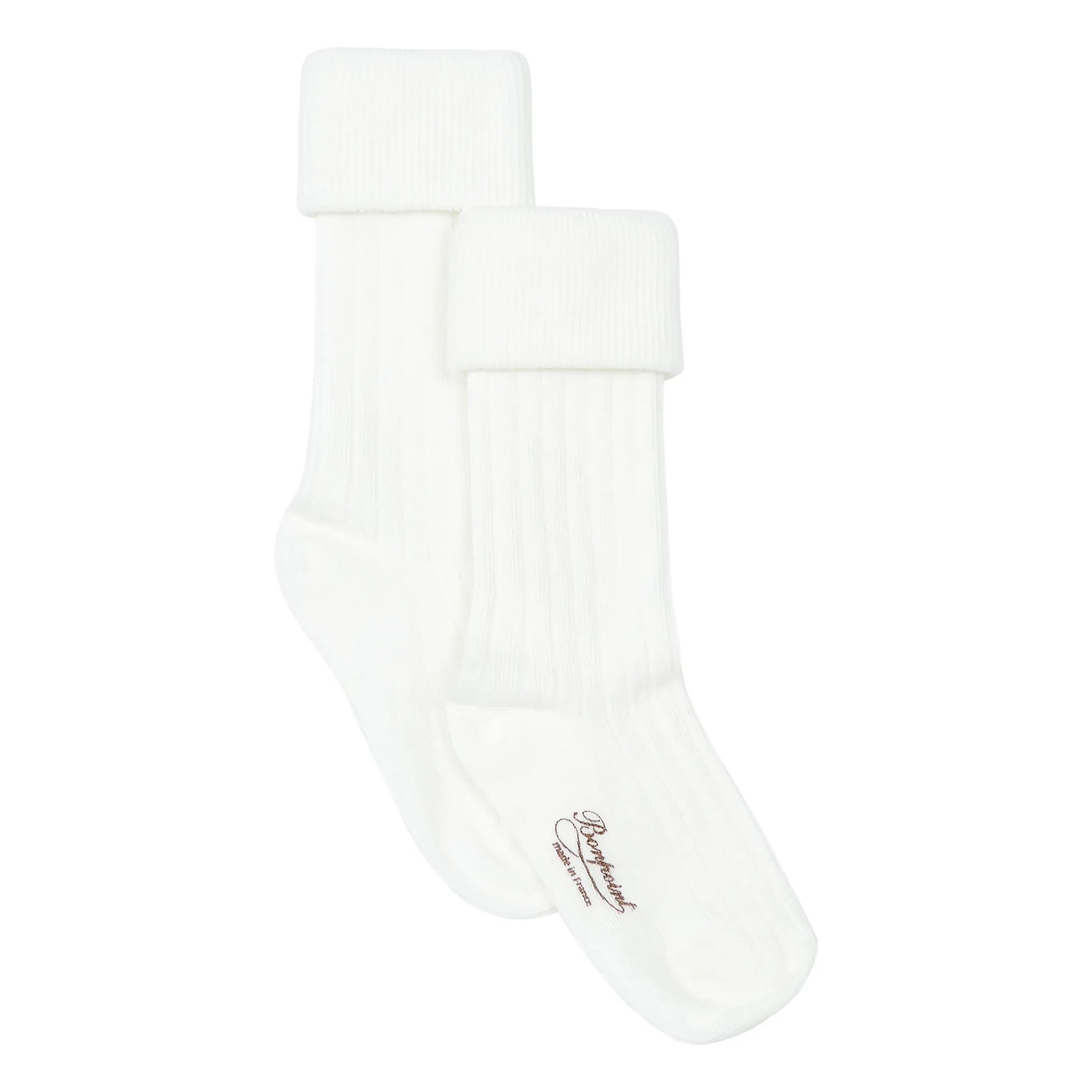 Bonpoint - Calcetines Acanalados | Crudo