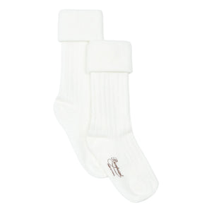 Bonpoint - Calcetines Acanalados | Crudo