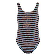 Beachlife - Bañador acanalado a rayas | Azul claro