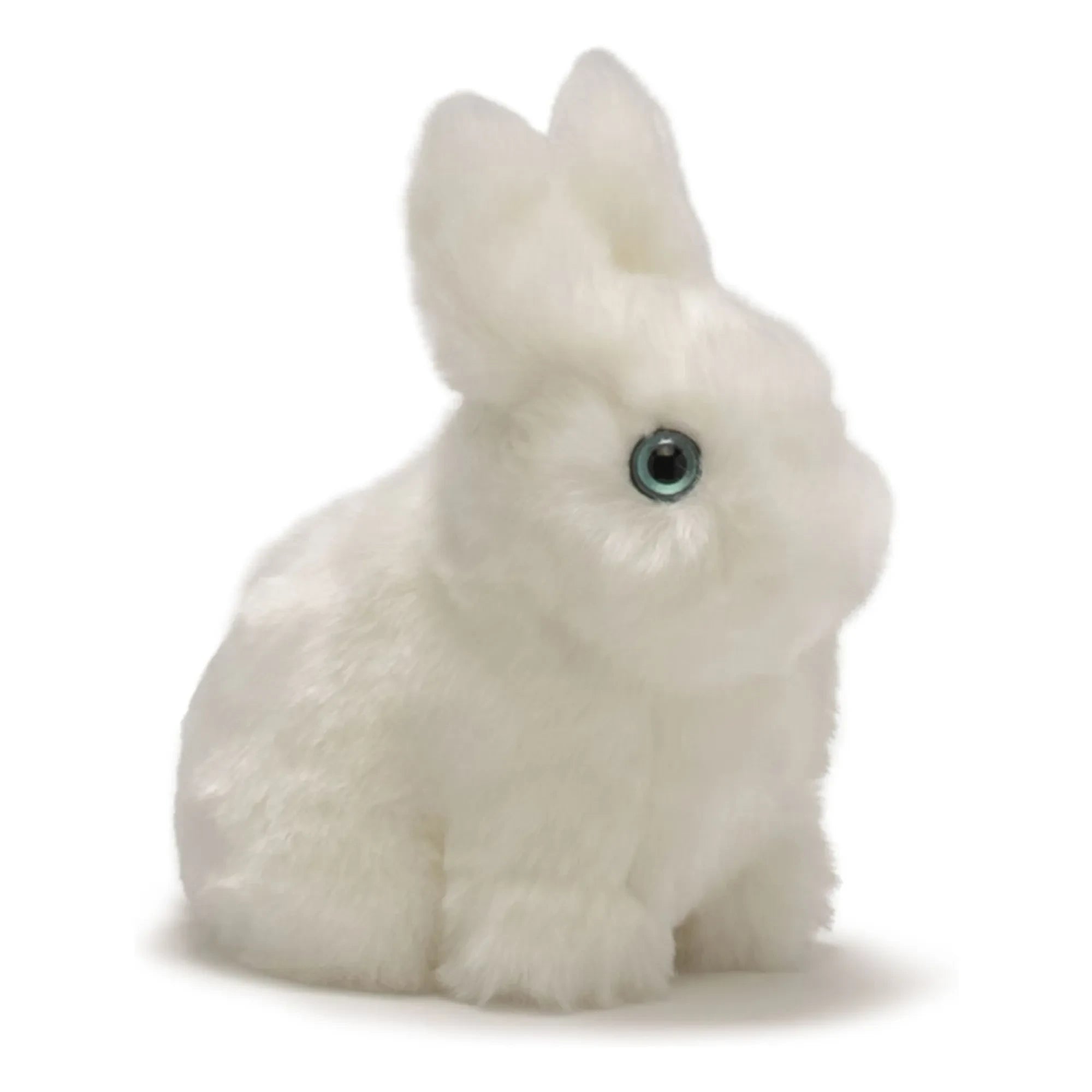 La Pelucherie - Peluche de conejo Léon 15 cm | Blanco