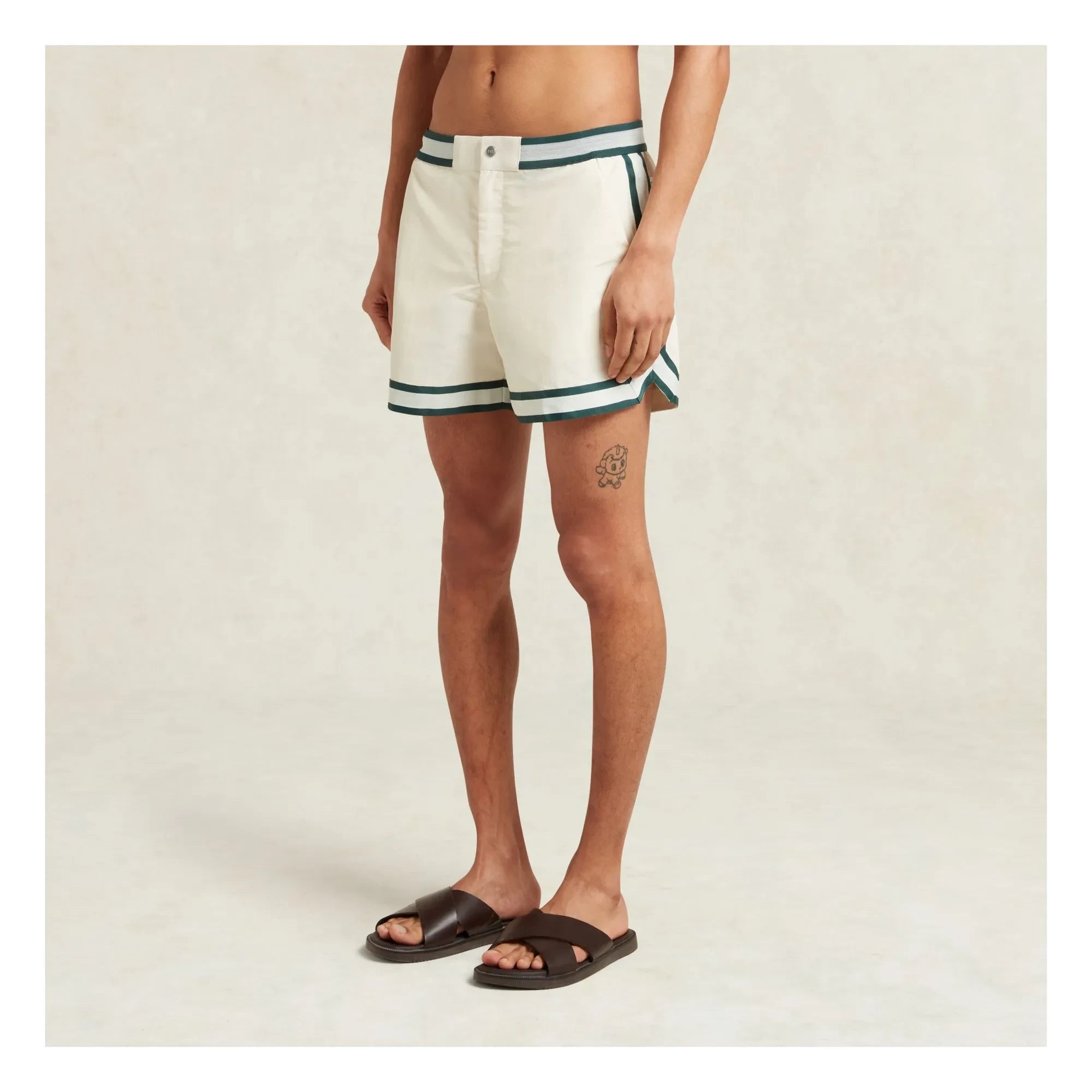 Ché Studios - Pantalón corto de baño Baller | Blanco - Crema