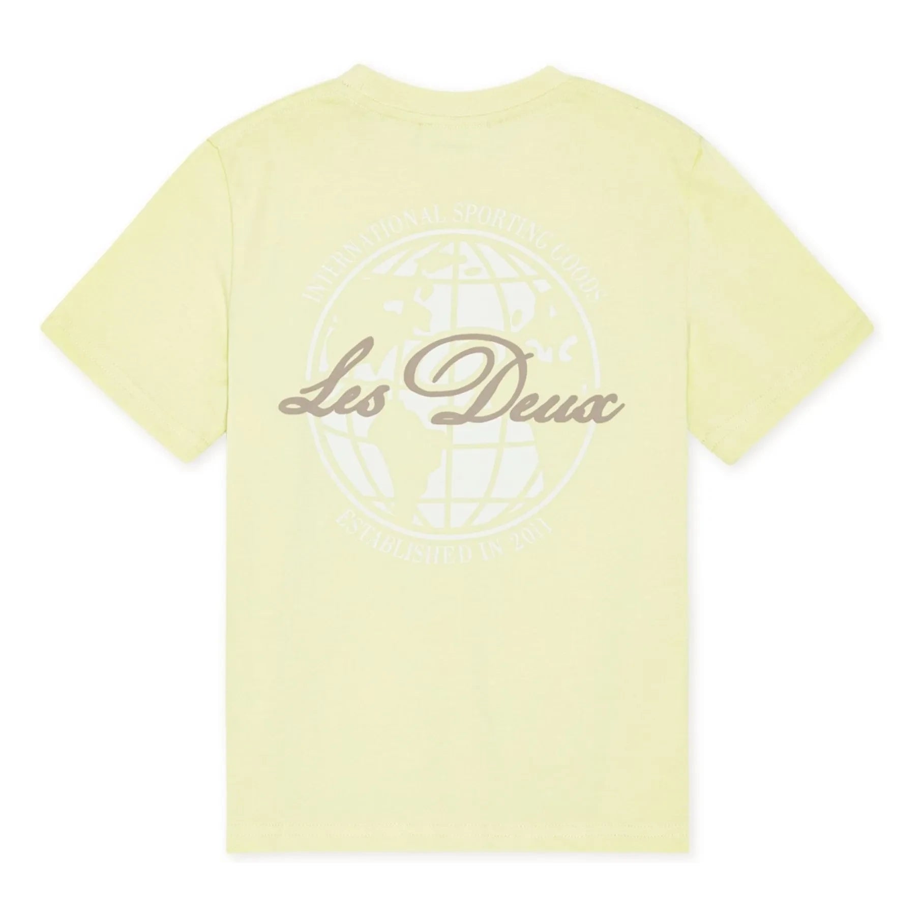 Les Deux - Globe Les Deux Camiseta Algodón orgánico | Amarillo