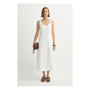 Posse - Vestido de lino Florence | Marfil