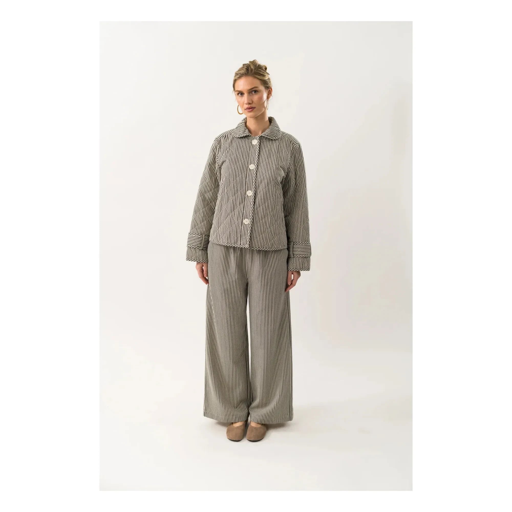 Lollys Laundry - Chaqueta Viola de algodón | Negro