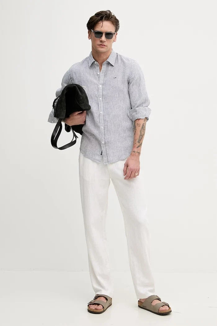 Camisa de lino Michael Kors para hombre