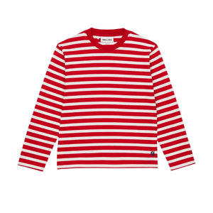 Smallable Kid - Camiseta a rayas Bam | Rojo oscuro