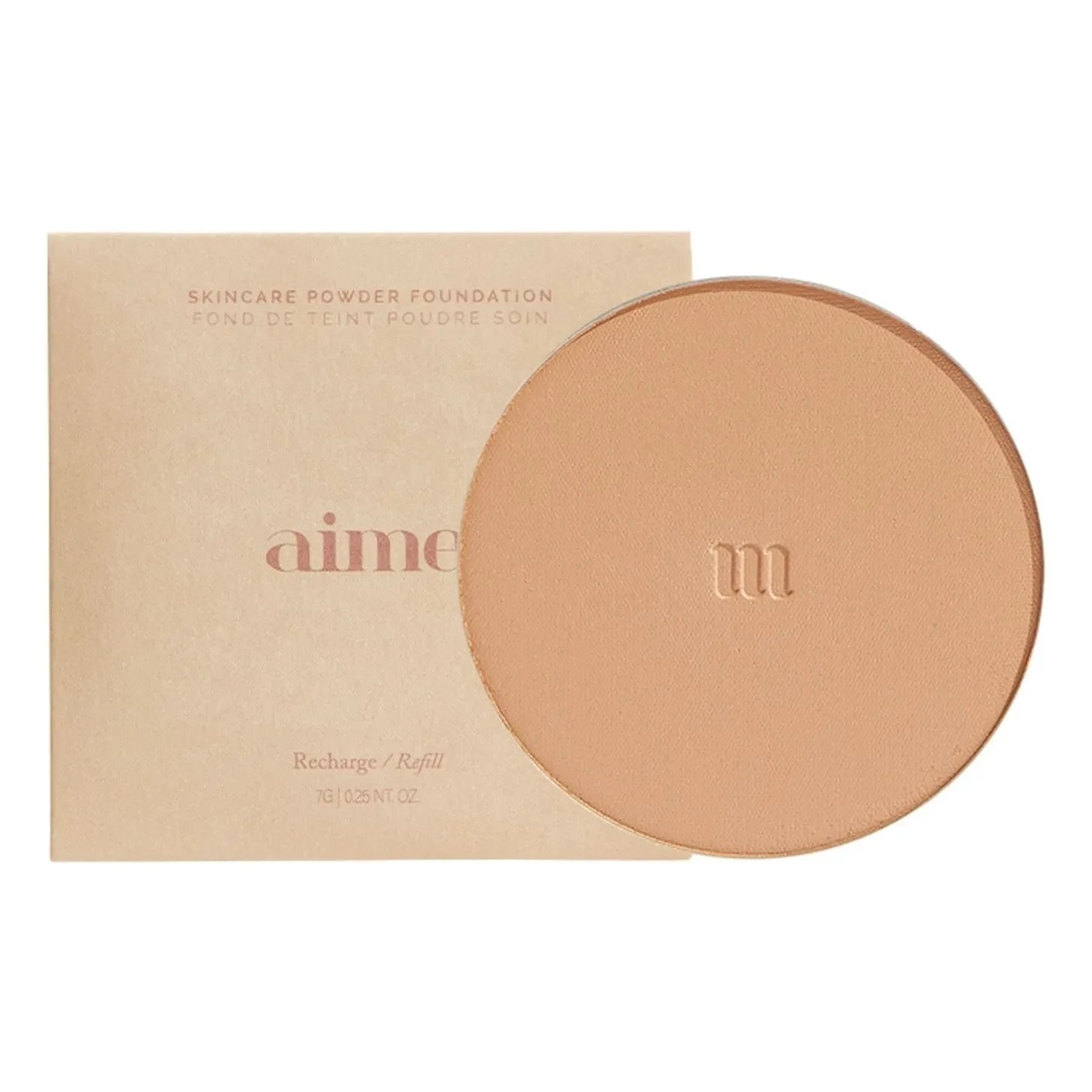 AIME - Base de maquillaje en polvo SPF+30 Recambio - 7g | Tostado