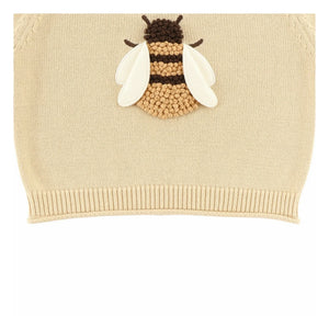 Donsje - Sudadera de algodón orgánico Valenthe Abeille | Amarillo claro