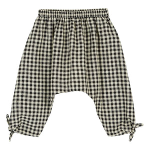 Emile et Ida - Pantalones Sarouel Vichy | Negro